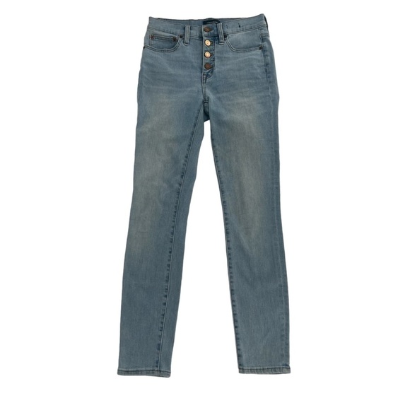 J. Crew 9” Toothpick Skinny Button Fly Jeans Size 24 Women’s - Picture 1 of 6